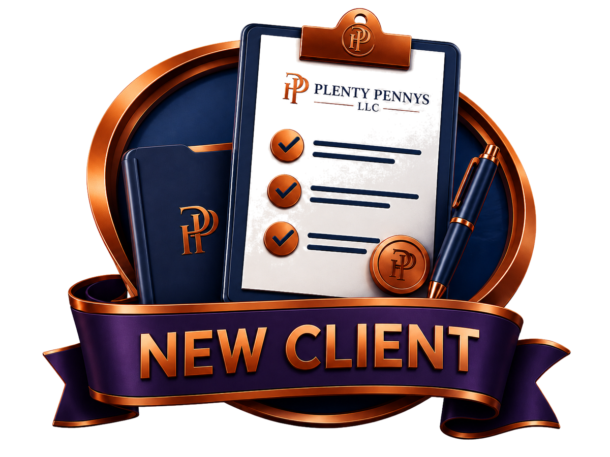 New Client — Plenty Pennys LLC