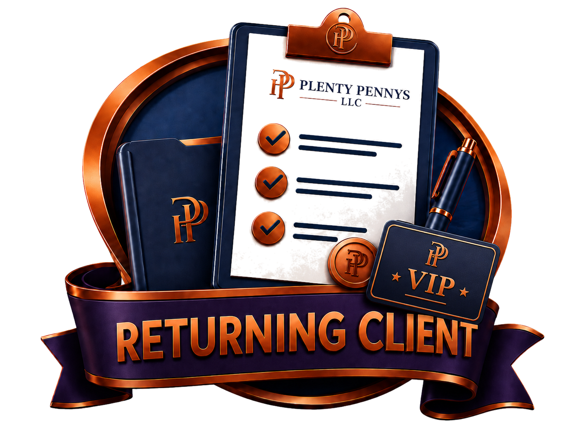 Returning Client — Plenty Pennys LLC